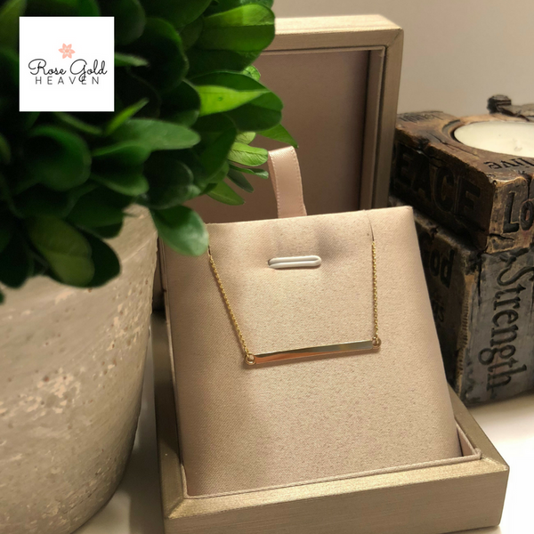 Rose gold heaven balance best sale necklace
