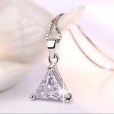 Triangle Pendant Balance Necklace