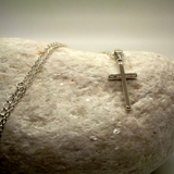 Sterling Silver Faith Cross Necklace