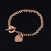 Toggle Clasp  Chain Bracelet